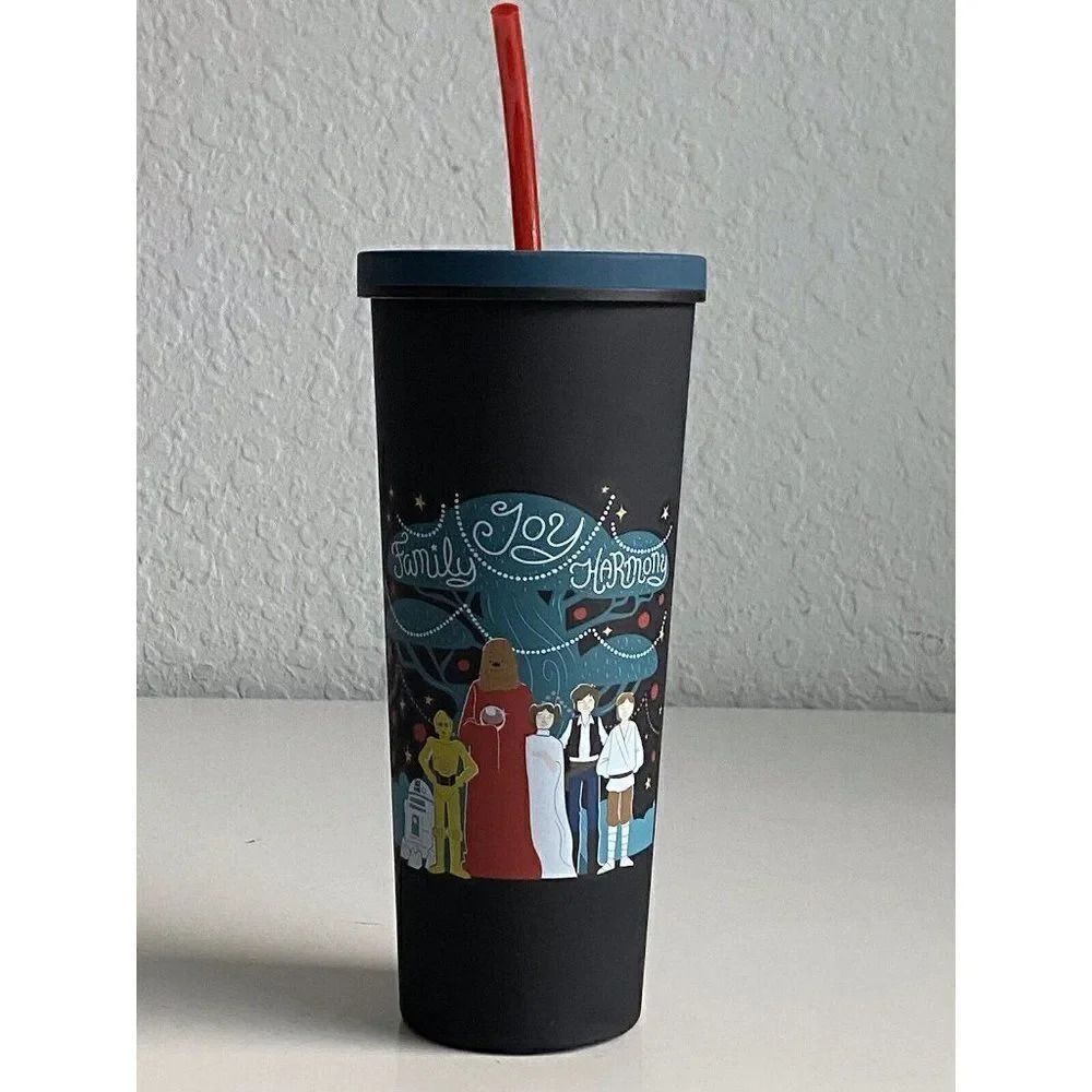 Disney Parks Star Wars Life Day 2022 Family Joy Harmony‎ Tumbler Stainless Steel